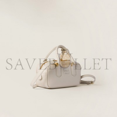 MIU MIU ARCADIE LEATHER BAG 5BB142 (22*10.5*7.5cm)